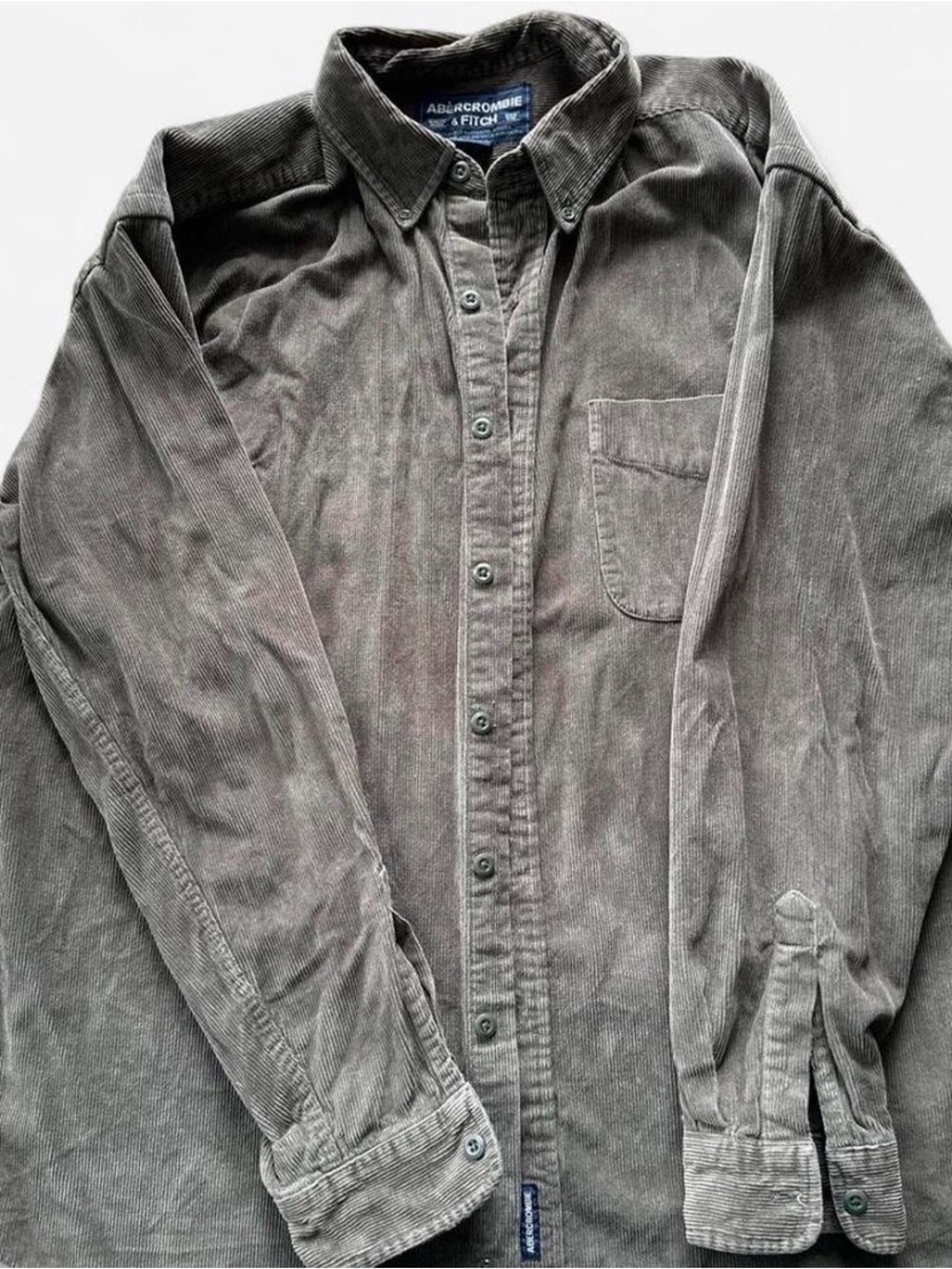 Abercrombie & Fitch Brown Corduroy Shirt